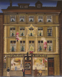 Café du Gothard, à Fribourg