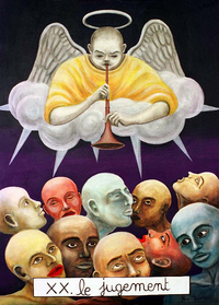 peinture du tarot le jugement