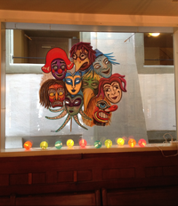 peinture sur plexiglas