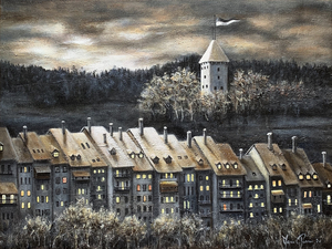 Vieille ville, 60x40 cm