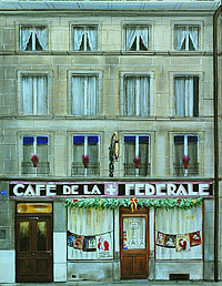 café de la Croix Fédérale, à Fribourg
