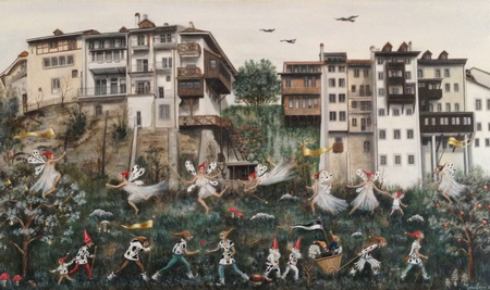 Poya des gnomes, 70x120 cm