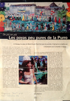 Presse du journal 360 degré, sur la poya gay-pride