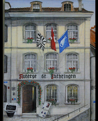 auberge des Zaehringen, à Fribourg