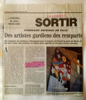 presse de La Liberté, sur l expo tarot